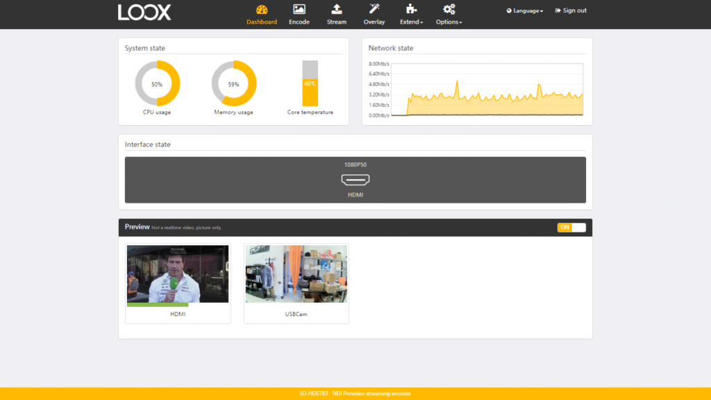 lohdsrt3 strimmy loox novatec europe srl dashboard interfaccia web