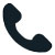 cornetta telefono nero strimmy novatec europe